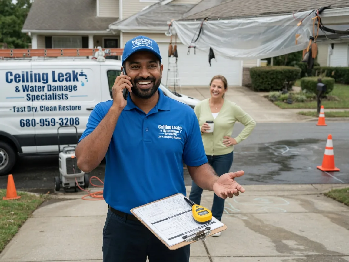 Ceiling Leak Cleanup Louvale, GA FAQs